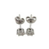 BOUCLES OREILLES OR BLANC 18CT 1.31GR DIAMANT