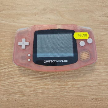 GAMEBOY ADVANCE GBA ROSE TRANSPARENT