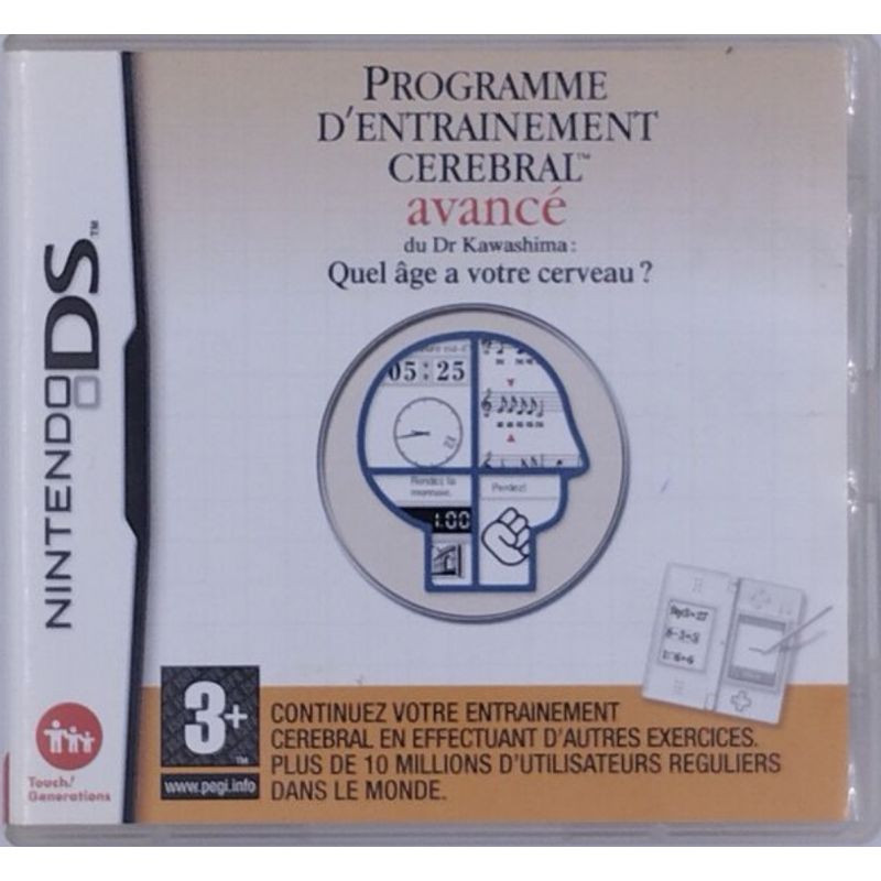 PROGRAMME D ENTRAINEMENT CEREBRAL AVANCE DR KAWASHIMA - DS