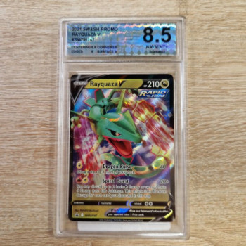 RAYQUAZA V SWSH147 ENG SWISSGRADING 8.5