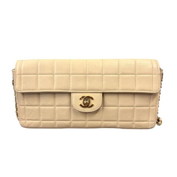 SAC CHANEL EAST WEST CHOCOLAT BAR SANS CARTE DE CERTIFICAT