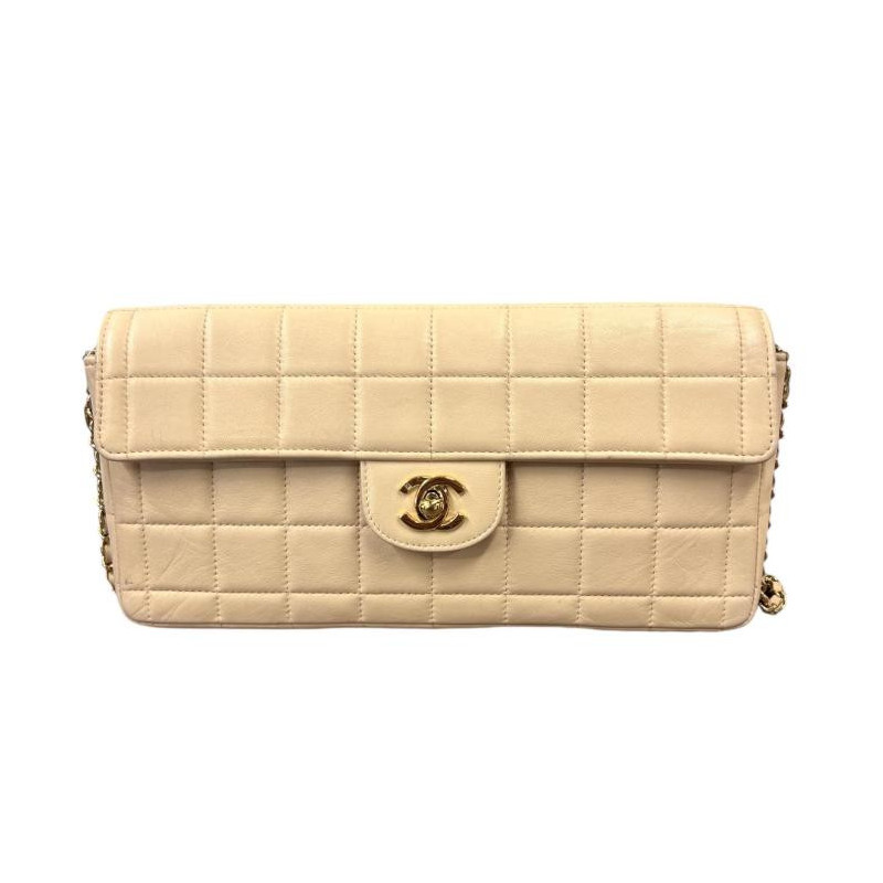 SAC CHANEL EAST WEST CHOCOLAT BAR SANS CARTE DE CERTIFICAT