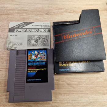 SUPER MARIO BROS NES BOITE NOTICE