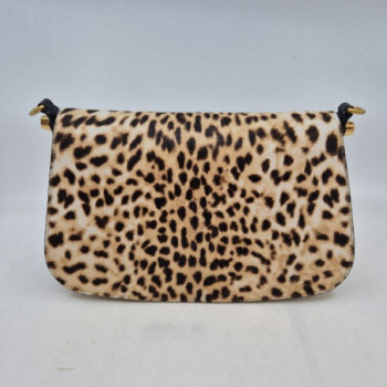 SAC A MAIN GUCCI CALF HAIR LEOPARD PRINT