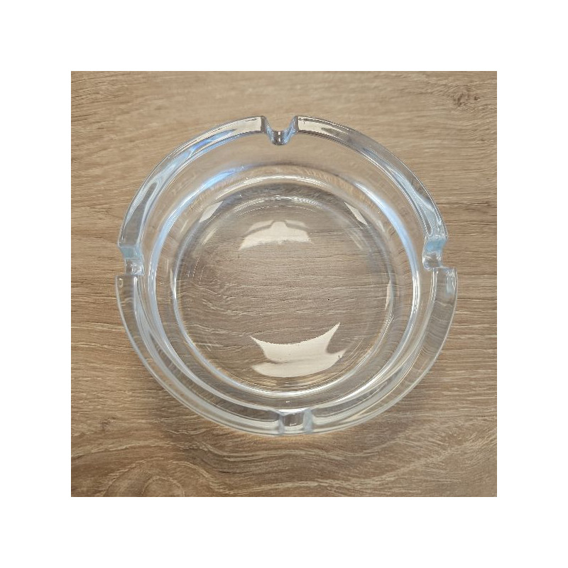 CENDRIER VERRE TRANSPARENT