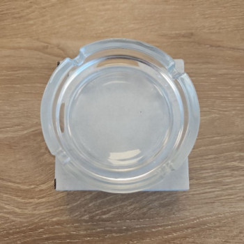 CENDRIER VERRE TRANSPARENT