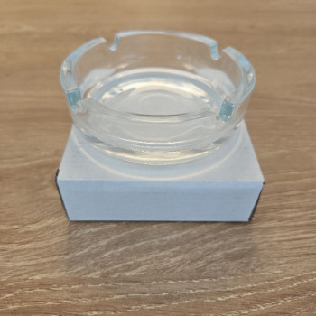 CENDRIER VERRE TRANSPARENT