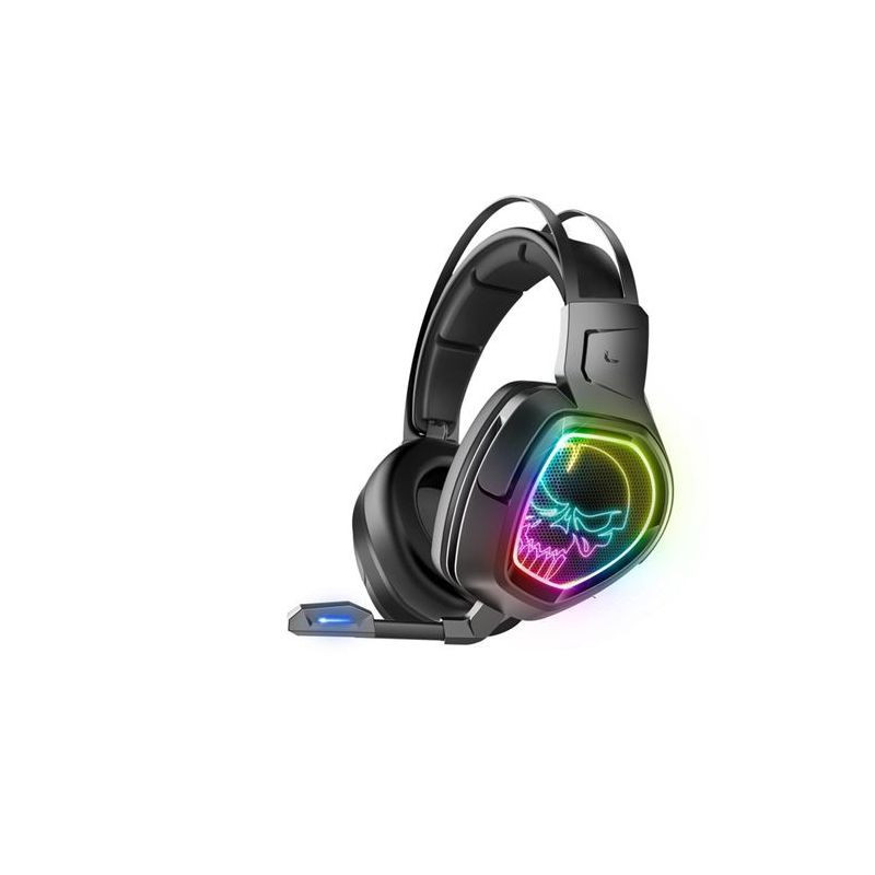 CASQUE GAMING SANS FIL SPIRIT OF GAMER XPERT H1300 RGB POUR PS4/PS5/NINTENDO SWITCH/PC GRIS ET NOIR