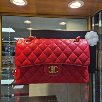 SAC CHANEL TIMELESS VEAU GRAINE ROUGE