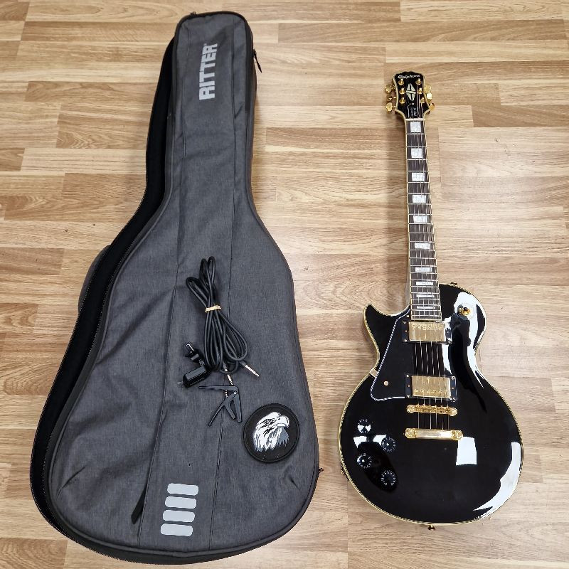 GUITARE ELECTRIQUE GAUCHERE EPIPHONE LESPAUL CUSTOM PRO