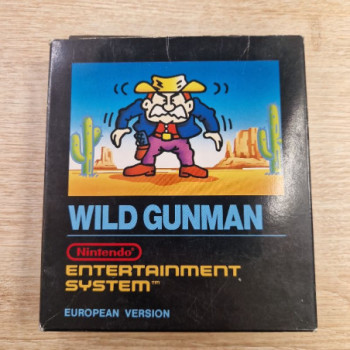 WILD GUNMAN NES BOITE NOTICE