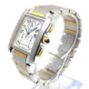 CARTIER TANK FRANCAISE 2303 OR/ACIER 29X36MM