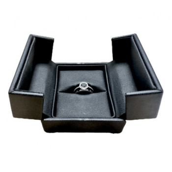 BAGUE MAUBOUSSIN OEUVRE NOIR 750 T55 10.38 GRS DMT