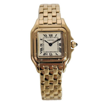 MONTRE CARTIER PANTHERE OR JAUNE 18CT 22MM QUARTZ 