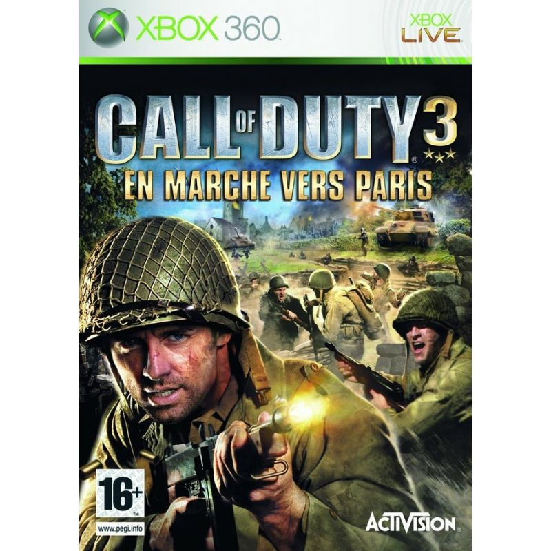 CALL OF DUTY 3 EN MARCHE VERS PARIS - XBOX 360