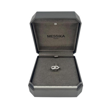 BAGUE MESSIKA MOVE 1 GM DIAMANT EN OR BLANC 18CT AVEC ECRIN