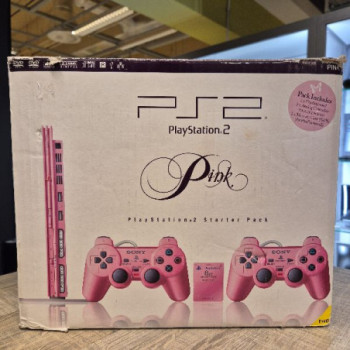 CONSOLE PLAYSTATION 2 PINK STARTER PACK + BOITE