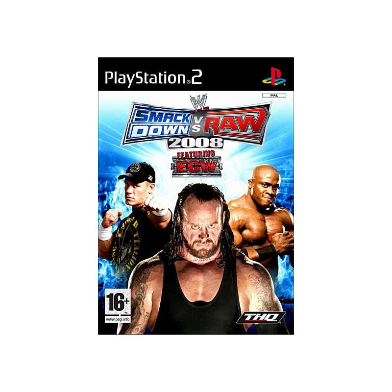 WWE SMACKDOWN VS RAW 2008 PS2