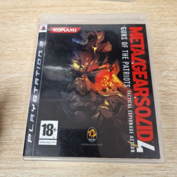 METAL GEAR SOLID 4 GUNS OF THE PATRIOTS - PS3