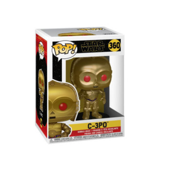 FUNKO POP! STAR WARS: RISE OF SKYWALKER - C-3PO (RED EYES) (METALLIC)