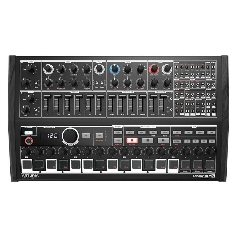 ARTURIA MINIBRUTE 2S NOIR SEMI-MODULAR BLACK EDITION ANALOG SYNTHESIZER