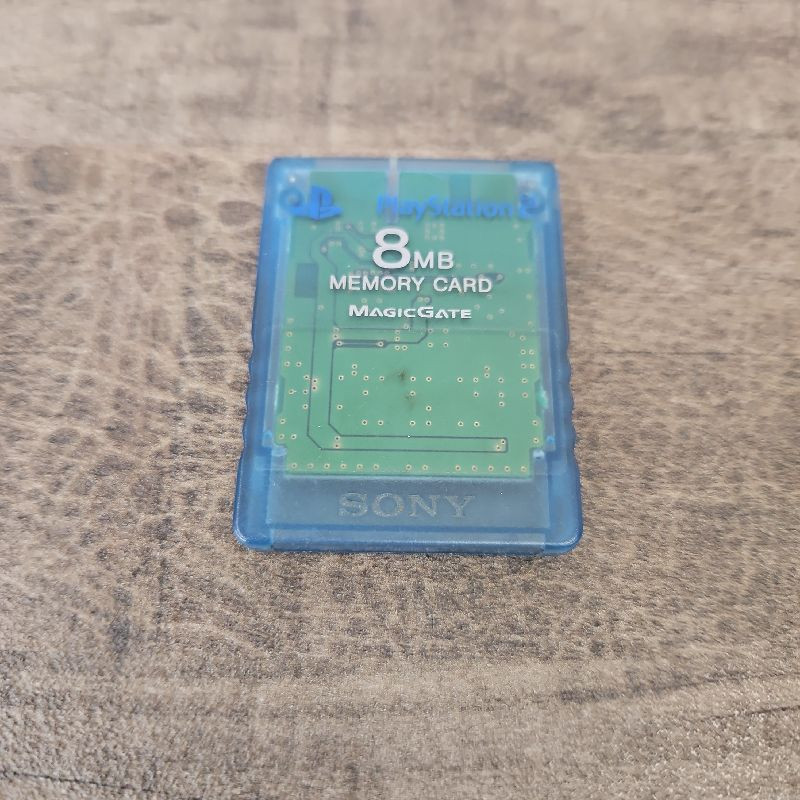 SONY CARTE MEMOIRE BLEU TRANSPARENT 8MB -  PS2