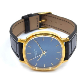 PATEK PHILIPPE GOLDEN ELLIPSE BLUE DIAL 3586