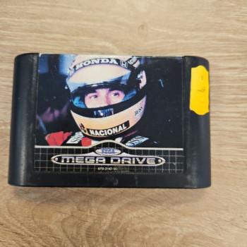 JEU SEGA MEGADRIVE AYRTON SENNA SUPER MONACO GP2 CARTOUCHE SEILE