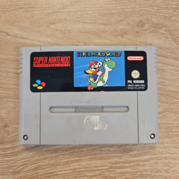 JEU SNES SUPER MARIO WOLRD