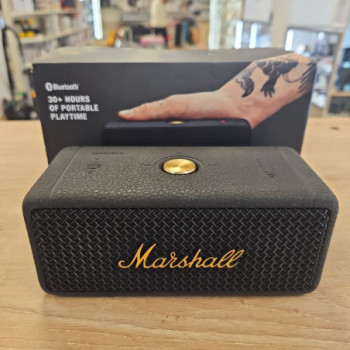 MARSHALL EMBERTON II BLUETOOTH - BLACK & BRASS