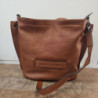 SAC A MAIN LONGCHAMPS CUIR 3D COGNAC