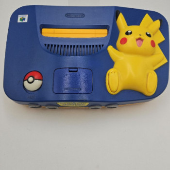 CONSOLE N64 EDITION PIKACHU + MANETTE