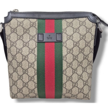 GUCCI SAC BANDOULIERE PLAT SUPREME GG