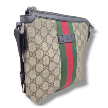 GUCCI SAC BANDOULIERE PLAT SUPREME GG