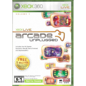 XBOX LIVE ARCADE UNPLUGGED - XBOX 360