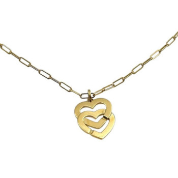 DINH VAN DOUBLE COEUR OR JAUNE 18K 7.07GR