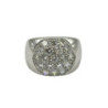 BAGUE OR BLANC 18K 12.87GR DTS T57