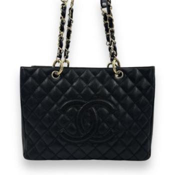 CHANEL  SHOPPING BAG GST  CAVIAR NOIR