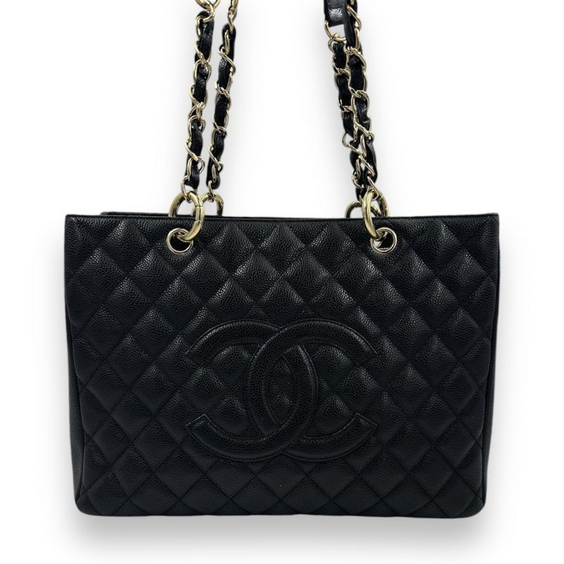 CHANEL  SHOPPING BAG GST  CAVIAR NOIR