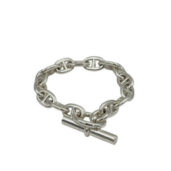 HERMES BRACELET EN ARGENT CHAINE D ANCRE 52.13GR