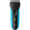 BRAUN SERIES 3 3040S ELECTRIC SHAVER - BLACK/BLUE