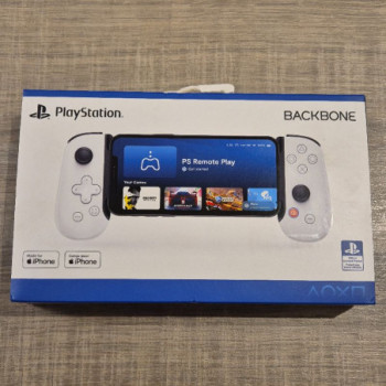 BACKBONE ONE MOBILE GAMING CONTROLLER FOR IPHONE - PLAYSTATION EDITION - WHITE LIGHTNING