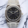 AUDEMARS PIGUET ROYAL OAK 33MM QUARTZ BLACK DIAL 56143ST