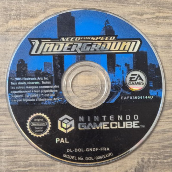 NEED FOR SPEED UNDERGROUND - GAMECUBE (CD UNIQUEMENT)