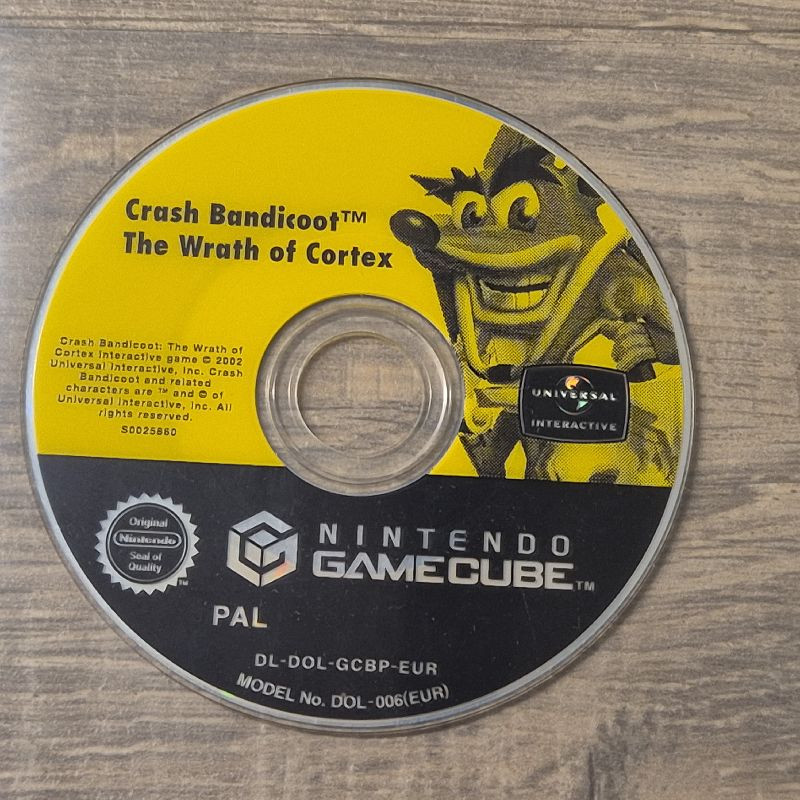 CRASH BANDICOOT THE WRATH OF CORTEX - GAMECUBE (CD UNIQUEMENT)