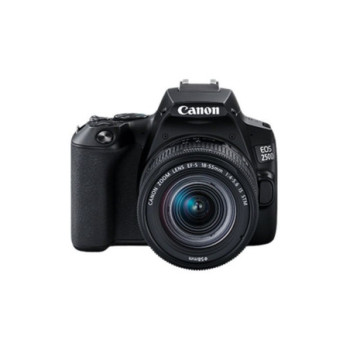 CANON EOS 250D DSLR CAMERA WITH EF-S 18-55MM F/4-5.6 BLACK