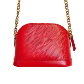 SAC A MAIN LOUIS VUITTON ALMA MINI CHAINE COQUELICOT