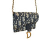 POCHETTE SUR CHAINE DIOR SADDLE NANO