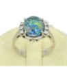 BAGUE OR 18CT OPAL DTS 3.82GRS T50