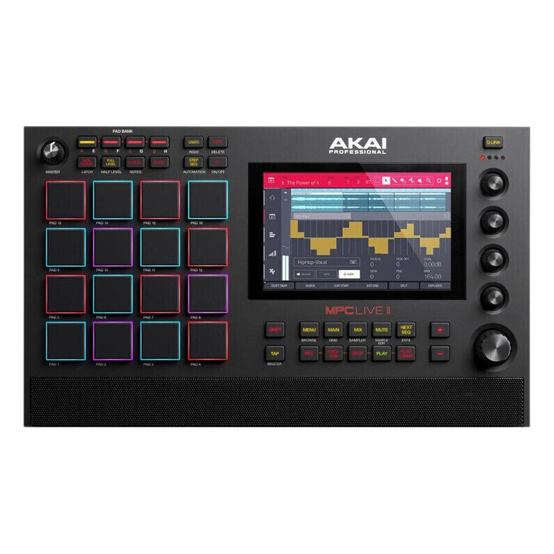 AKAI PROFESSIONAL MPC LIVE II STANDALONE DIGITAL AUDIO WORKSTATION WITH 7-INCH TOUCH DISPLAY & BUILT-IN MONITOR SPEAKERS